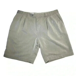 Cutter And Buck Shorts Mens 40 Brown Golf Chino Stretch Athletic